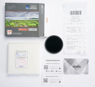 Formatt Hitech Firecrest 82mm ND 4.8 Filter 16-Stop IRND Schott Glass Excellent