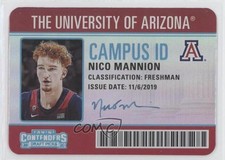 2020-21 Panini Contenders Draft Picks Campus ID Nico Mannion #7 1u6