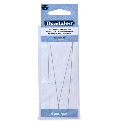 3er Pack Beadalon faltbare Augennadeln 5'' 4/Pkg - fein 700F-150