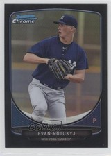 2013 Bowman Prospects Chrome Black Refractor 36/99 Evan Rutckyj #BCP99 1j6