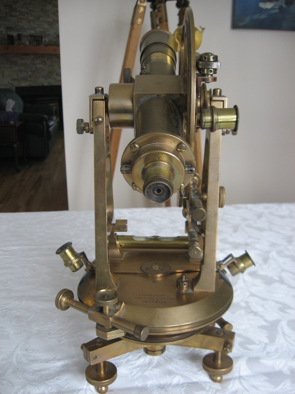 Antique Thomas Cook and Sons Ltd  Surveying Transit, London, New York & Capetown
