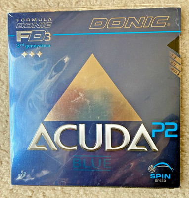 NEW Donic Acuda Blue P2 Spin FD3 3rd Generation Max Table Tennis Rubber