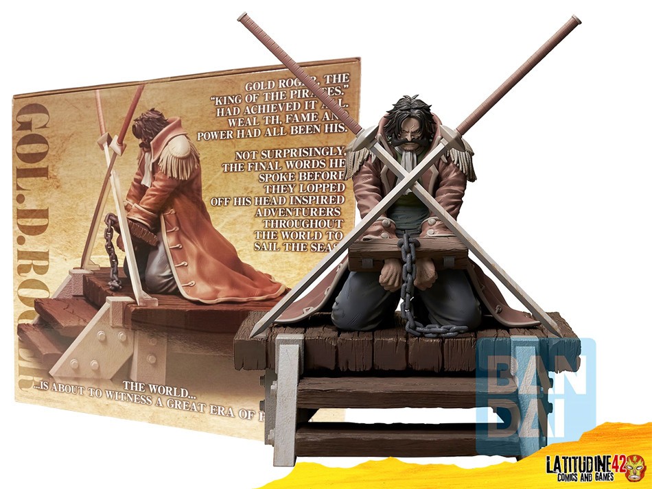 ONE PIECE GOL D ROGER ACTION FIGURE STATUE KING OF THE PIRATES 13CM BANDAI