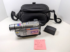 JVC Camcorder Model GR-SXM330U VHS w/ Case Battery - Parts or Repair Error E03 