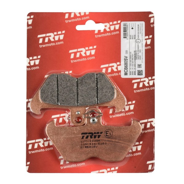 TRW Bremsbelag Sinter Street (FüR: BMW R 1100 GS ABS 259E 93-99 Vorne )-image
