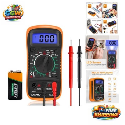 Multifunctional Digital Tester - AC/DC Voltage, Resistance, and Continuity Meter