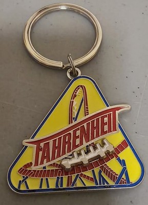 Hershey Park Fahrenheit Keychain. Moves