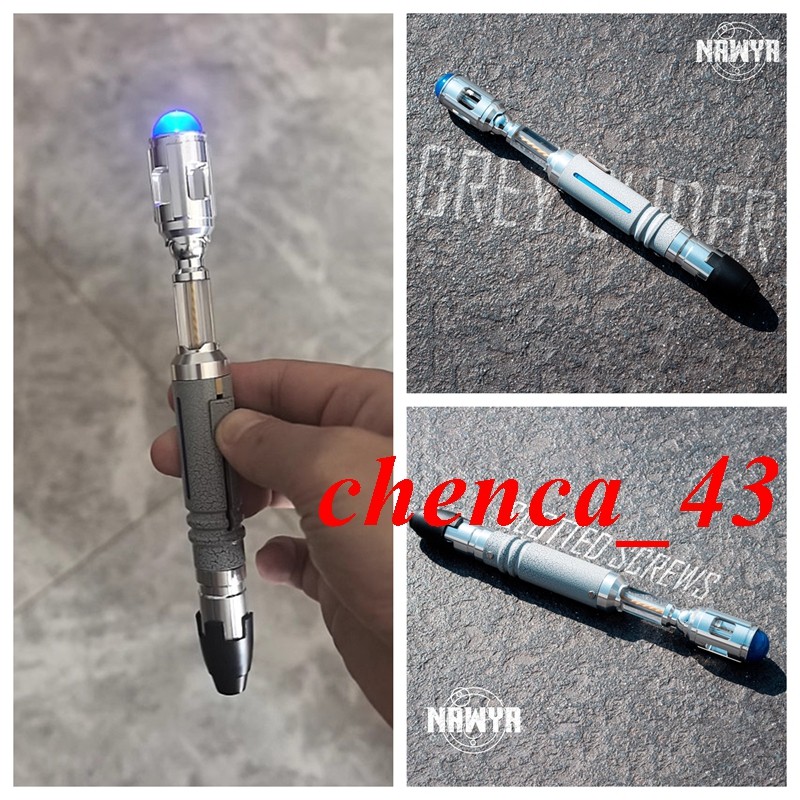 Replica NAWYA Doctor Who 10th Metal Sonic Screwdriver LED Hand