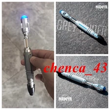 Replica NAWYA Doctor Who 10th Metal Sonic Screwdriver LED Hand Lamp Retractable‌