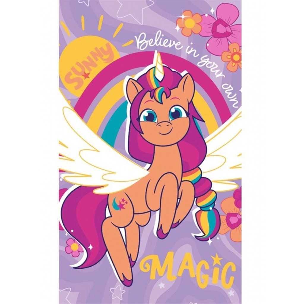 My Little Pony Hand & Face towel 30 x 50 cm 100% COTTON - Sunny Starscout