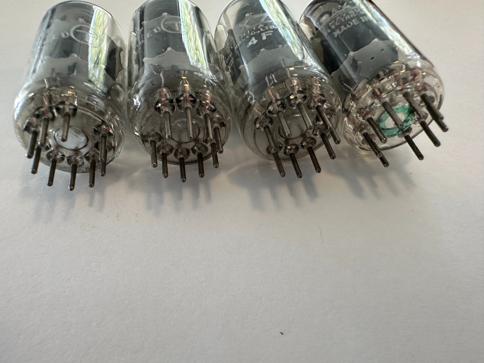 Vintage MATSUSHITA "MULLARD" ECC83 12AX7 45° O GETTER Tube Hi Fi Guitar Amp