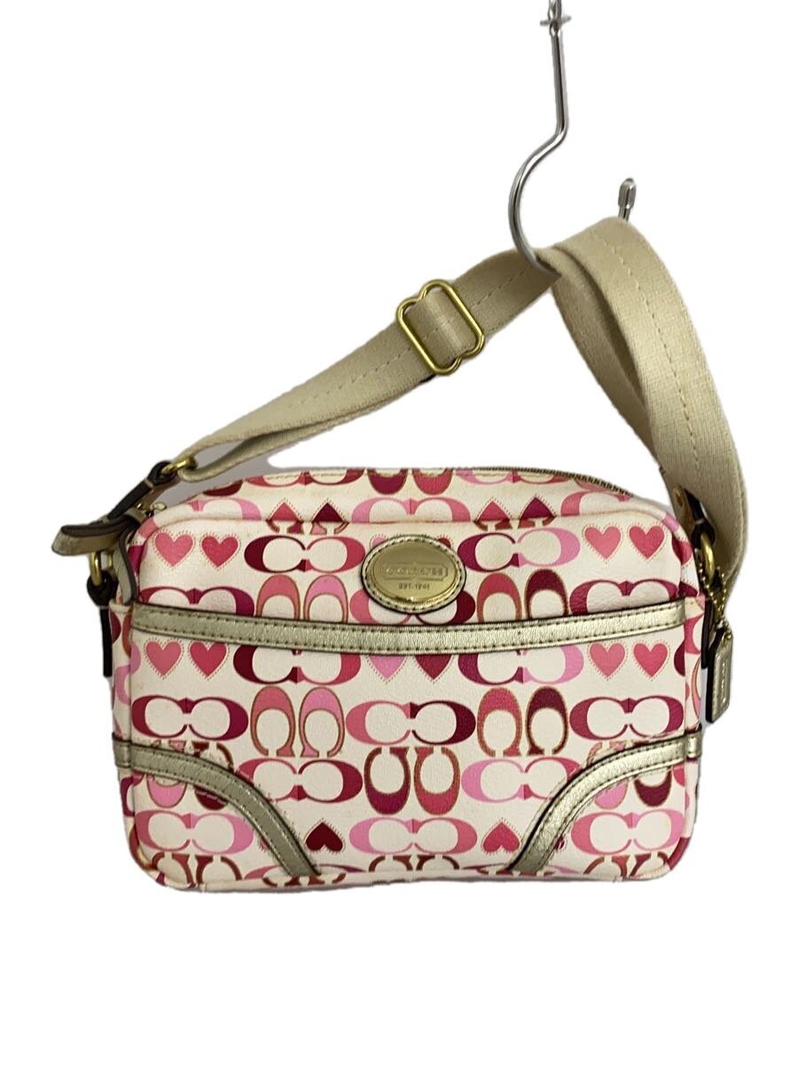 Authentic Coach PVC Compact Shoulder Bag F48993 13.5 Inches