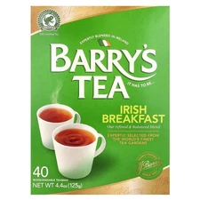 Barry's Irish Breakfast, 40 Tea Bags, 4.4 oz (125 g), pack of 1
