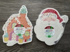 2 Christmas Large Erasers - Stocking Stuffers