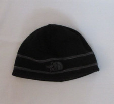 BOYS  THE NORTH FACE WINTER BEANIE HAT, BLACK/GREY, ONE SIZE