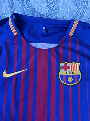 FC Barcelona Nike シャツ UNICEF FC Barcelona LFP Nike Fit UNICEF Soccer Jersey Blue Red Size