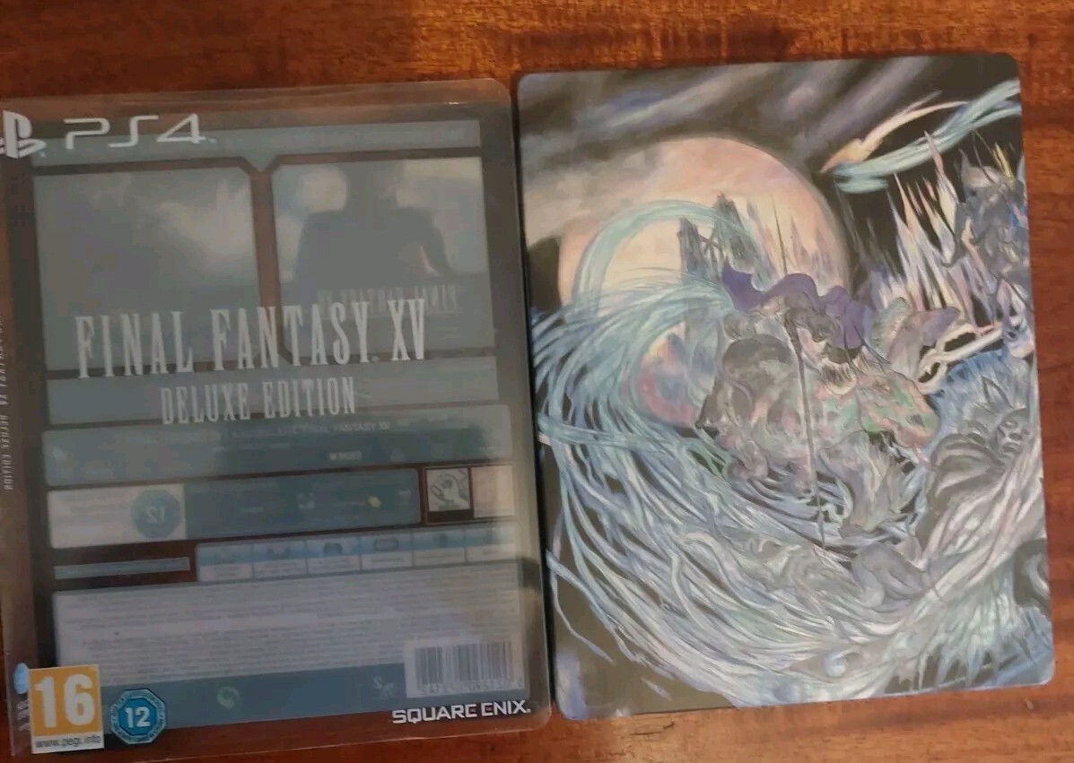 Final Fantasy XV 15 Deluxe Steelbook Edition (PlayStation 4, PS4)