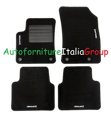 TAPPETI TAPPETINI MOQUETTE 4 LOGHI 2 PUNTI DI FISSAGGIO TONDI PER FORD B-MAX 12