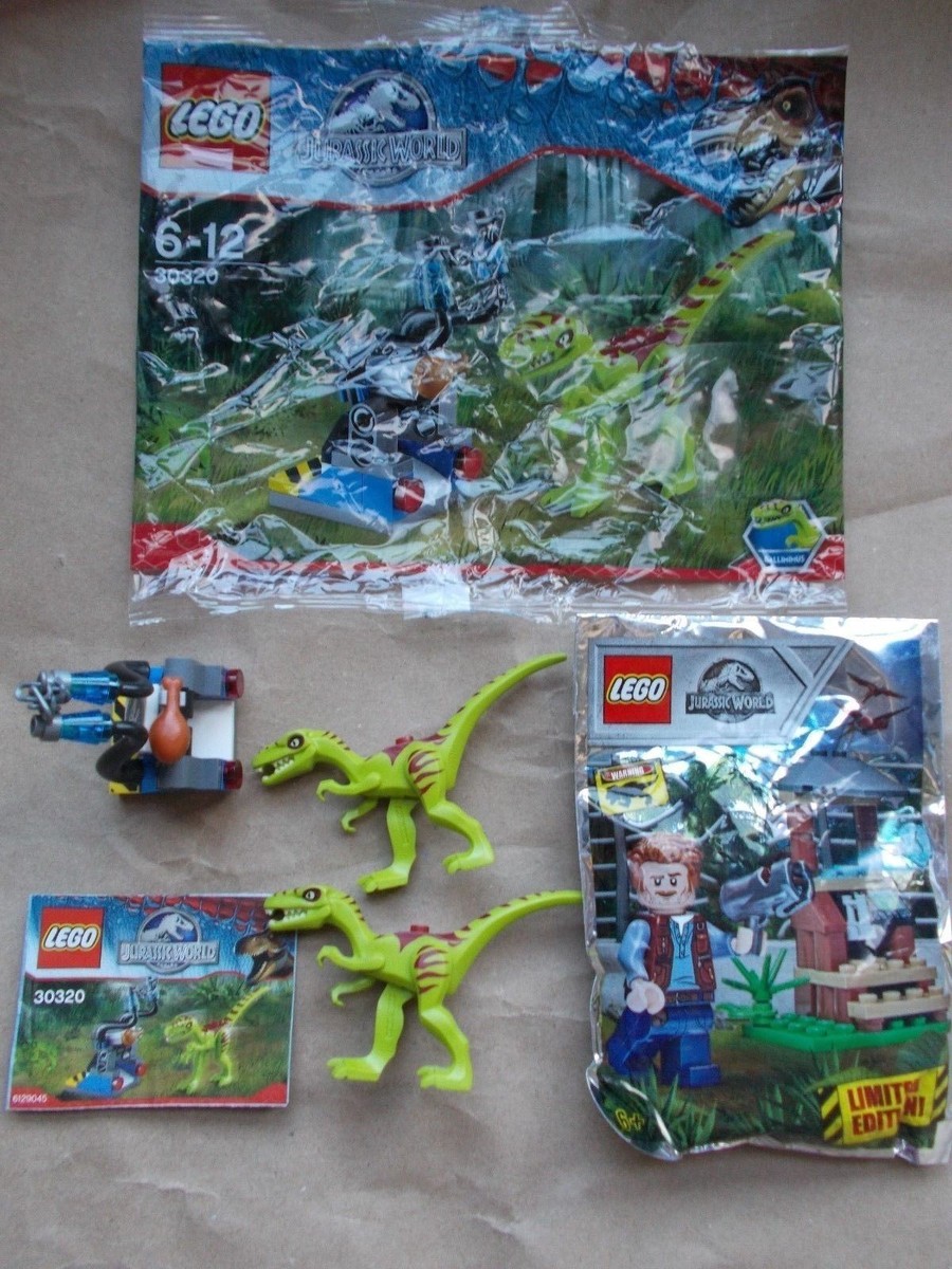 LEGO 30320 JURASSIC WORLD GALLIMIMUS TRAP+ INS DINOSAURS NEW OWEN GRADY  SET MI