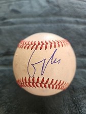 Autographed Baseball MILB Game Used NELSON RADA Los Angeles Angels Signed Ball