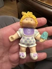 Vtg Cabbage Patch Kids 1985 Blonde Hair Ice Cream Figure PVC RARE