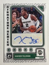 2023-24 Panini Donruss Optic Xavier Tillman Signature Series Autograph - Celtics