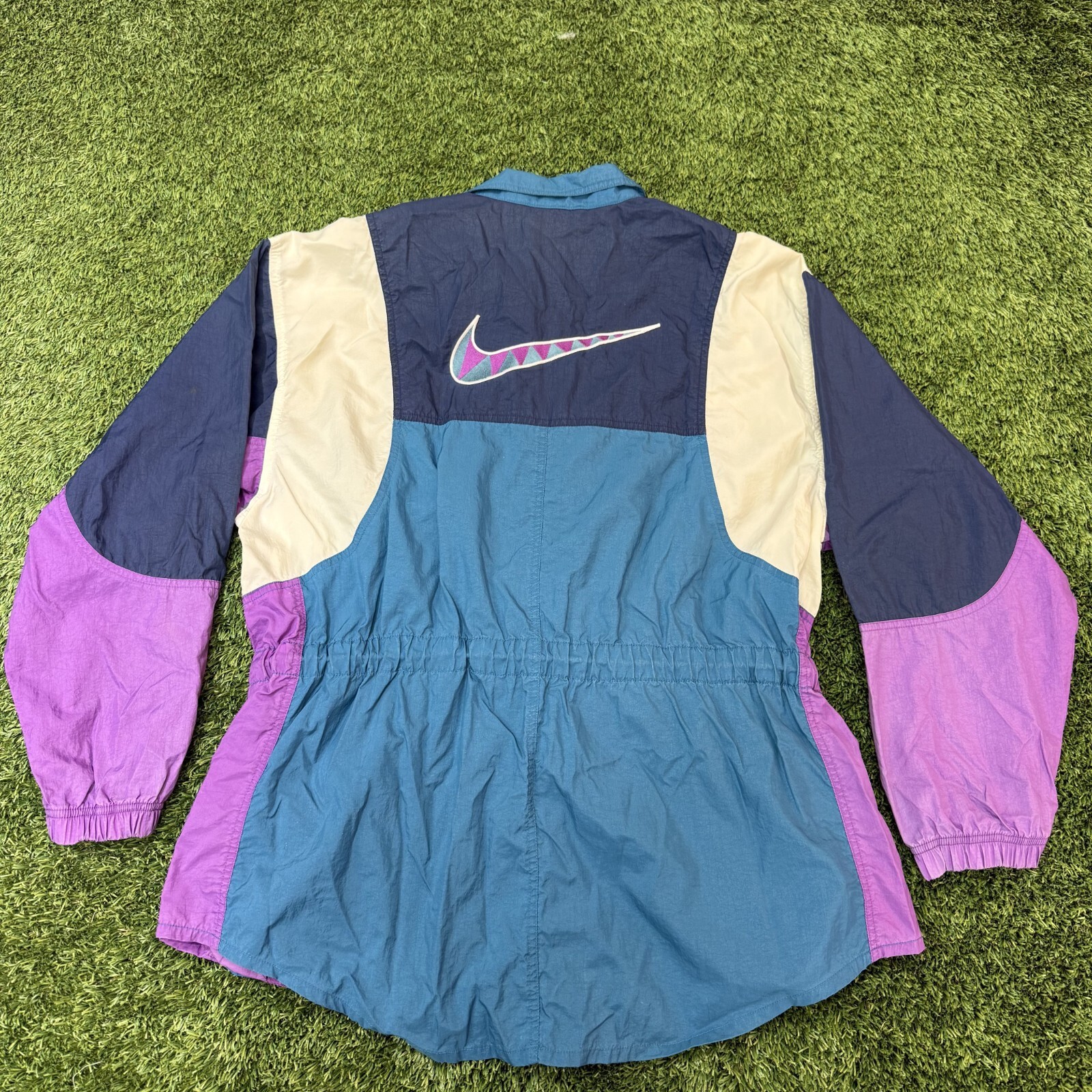 SACAI X NIKE Nike Giacca a vento vintage viola e colore navy L