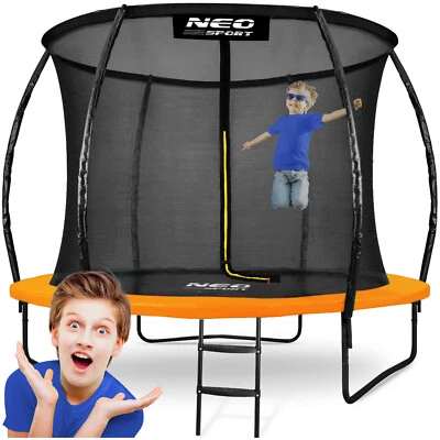 Trampolin Gartentrampolin Kindertrampolin Sicherheitsnetz Neo-Sport 312 cm