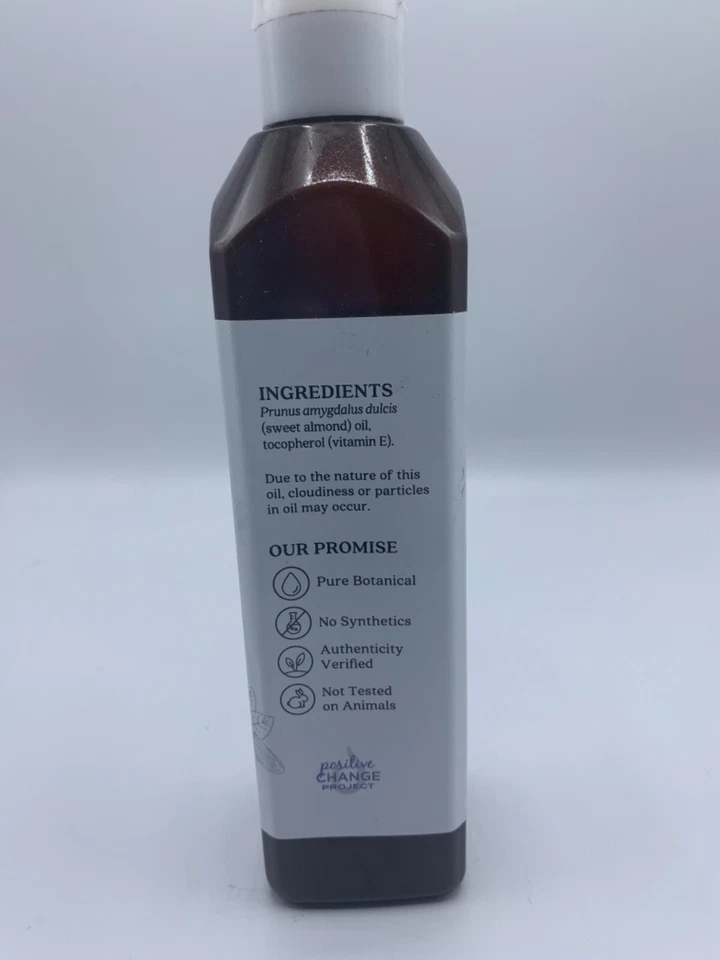 Aceite nutritivo para el cuidado de la piel de almendras dulces Aura Cacia 16 OZ Foto 2 de 3