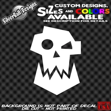 Ork Custom Vinyl Decal Sticker car truck window Warhammer 40K d&d