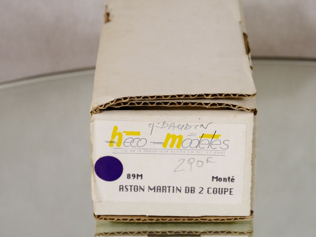 Heco Miniatures Aston Martin DB2 1/43 résine neuf en boîte Heco Miniatures Aston Martin DB2 1/43 résine neuf en boîte