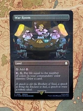 MTG - War Room 1068 PIP Launch Party FOIL Promo Borderless Fallout Near Mint