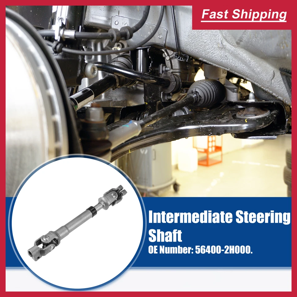 Columna de dirección eje intermedio para Hyundai Elantra 2006-2010 - 1 pieza Foto 2 de 4