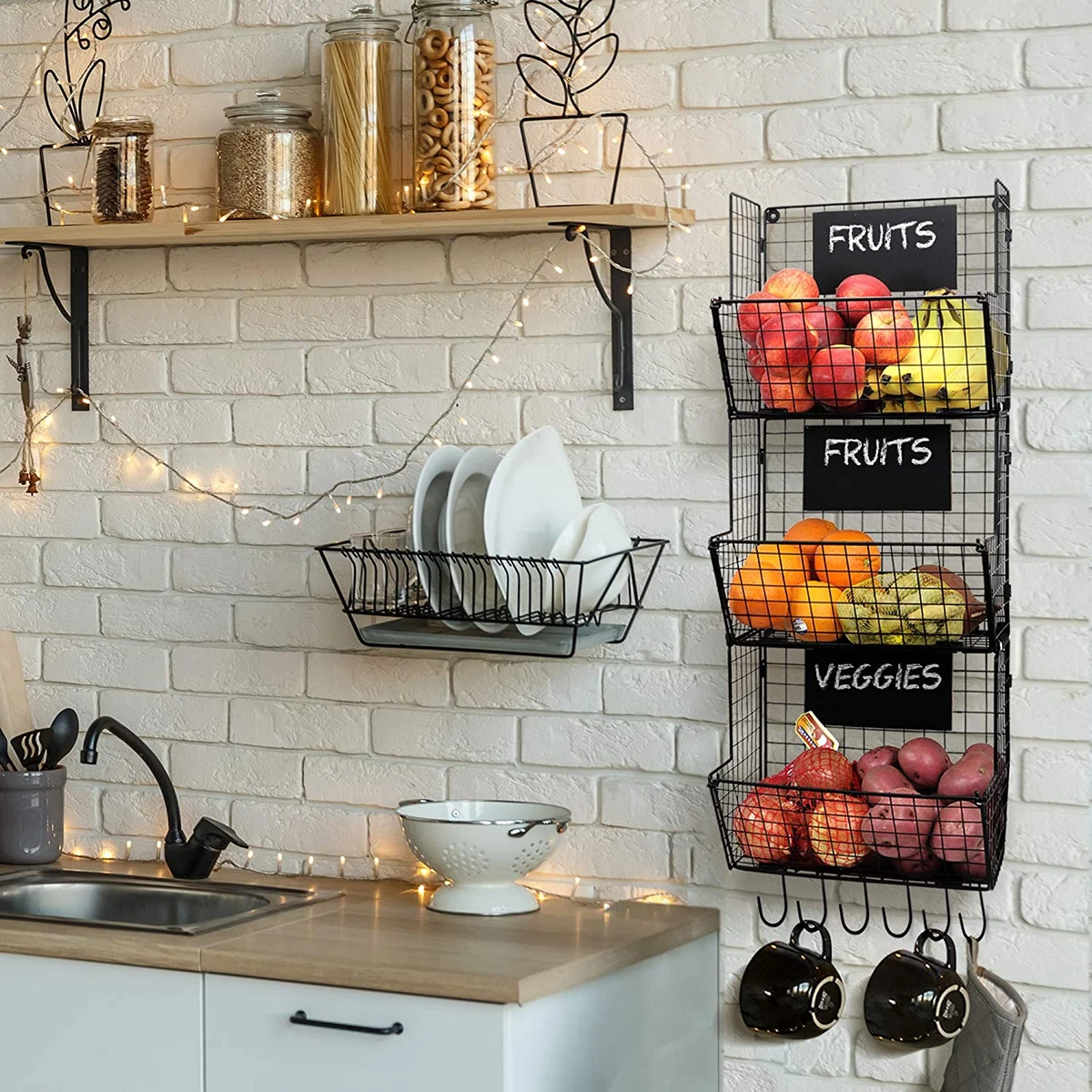Wall fruit basket outlet