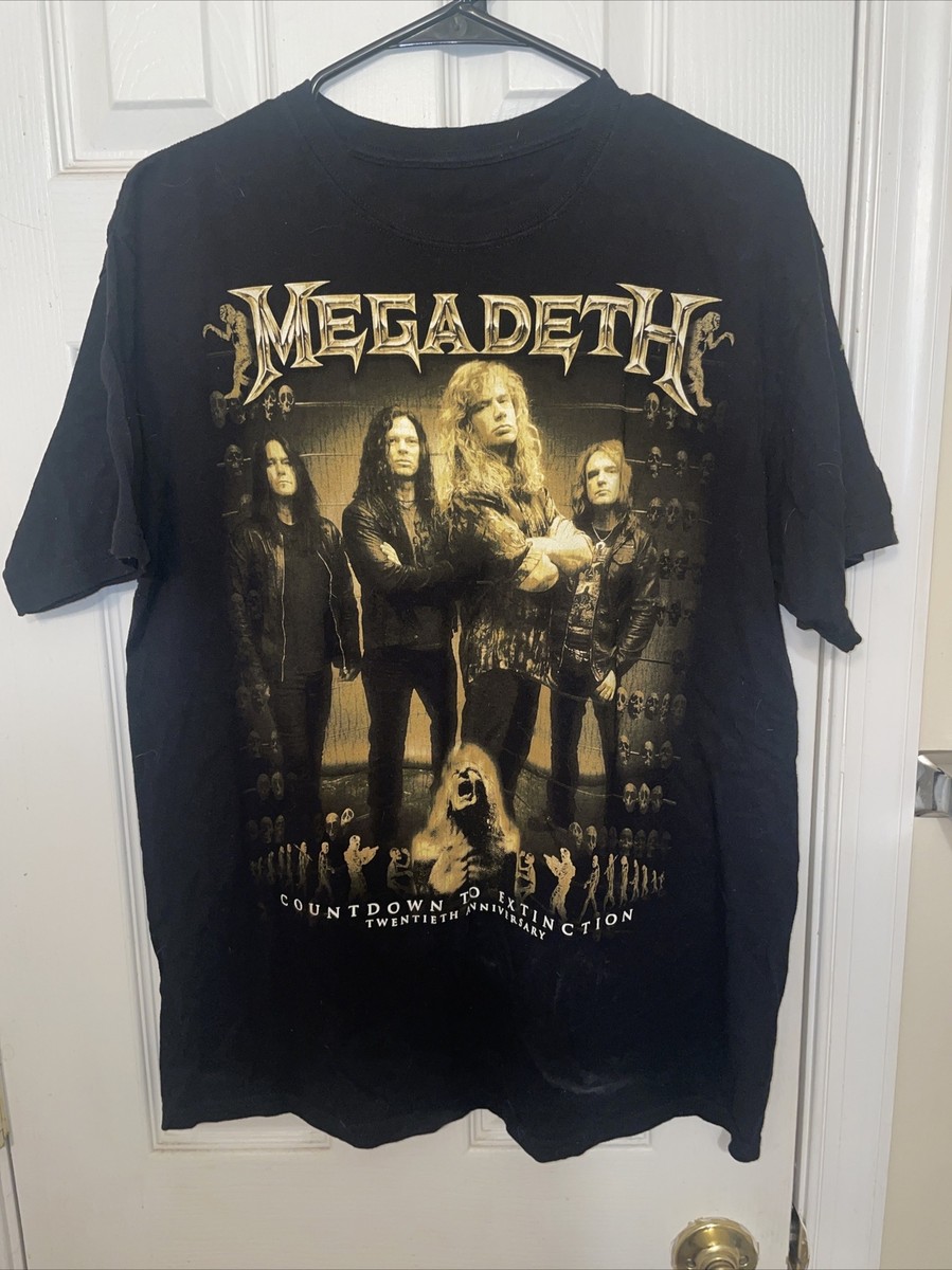 Megadeth Countdown To Extinction Twentieth Anniversary Shirt