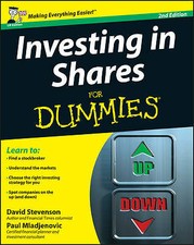 David Stevenson : Investing in Shares For Dummies Expertly Refurbished Product