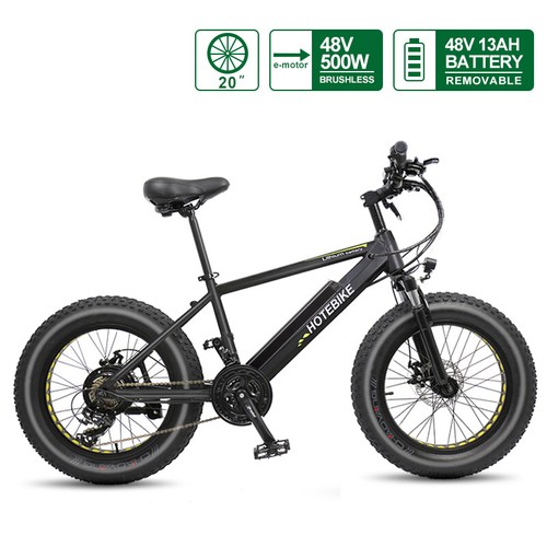 20 inch Mini Fat Tire Electric Bike 48V 