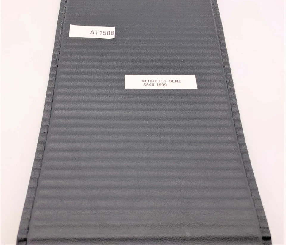 Console central Mercedes-Benz S500 fabricante de equipamento original 94-99 tampa superior rolo inserção de couro preto - Imagem 3 de 4