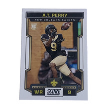 2023 Score Football A.T. Perry Rookie Card #360 New Orleans Saints