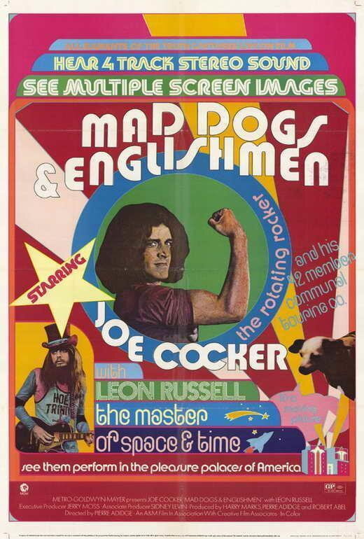 70629 Mad Dogs and Englishmen Joe Cocker Rita Coolidge Wall 16x12