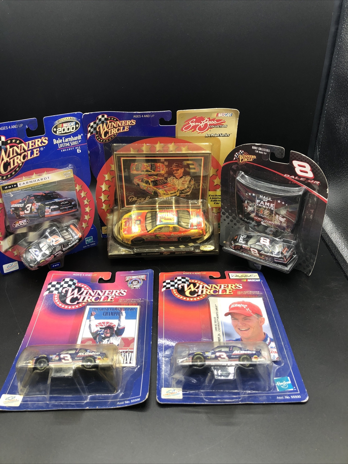 3 DALE EARNHARDT & Jr Winners Circle Car Collectibles Lot eBay