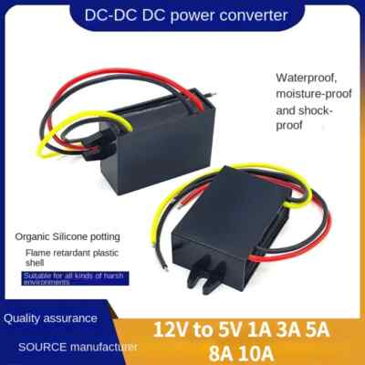 DC 12 V auf 5 V 1 A 3 A 5 A 10 A Buck Spannungsminderer Step-down-Stromrichter