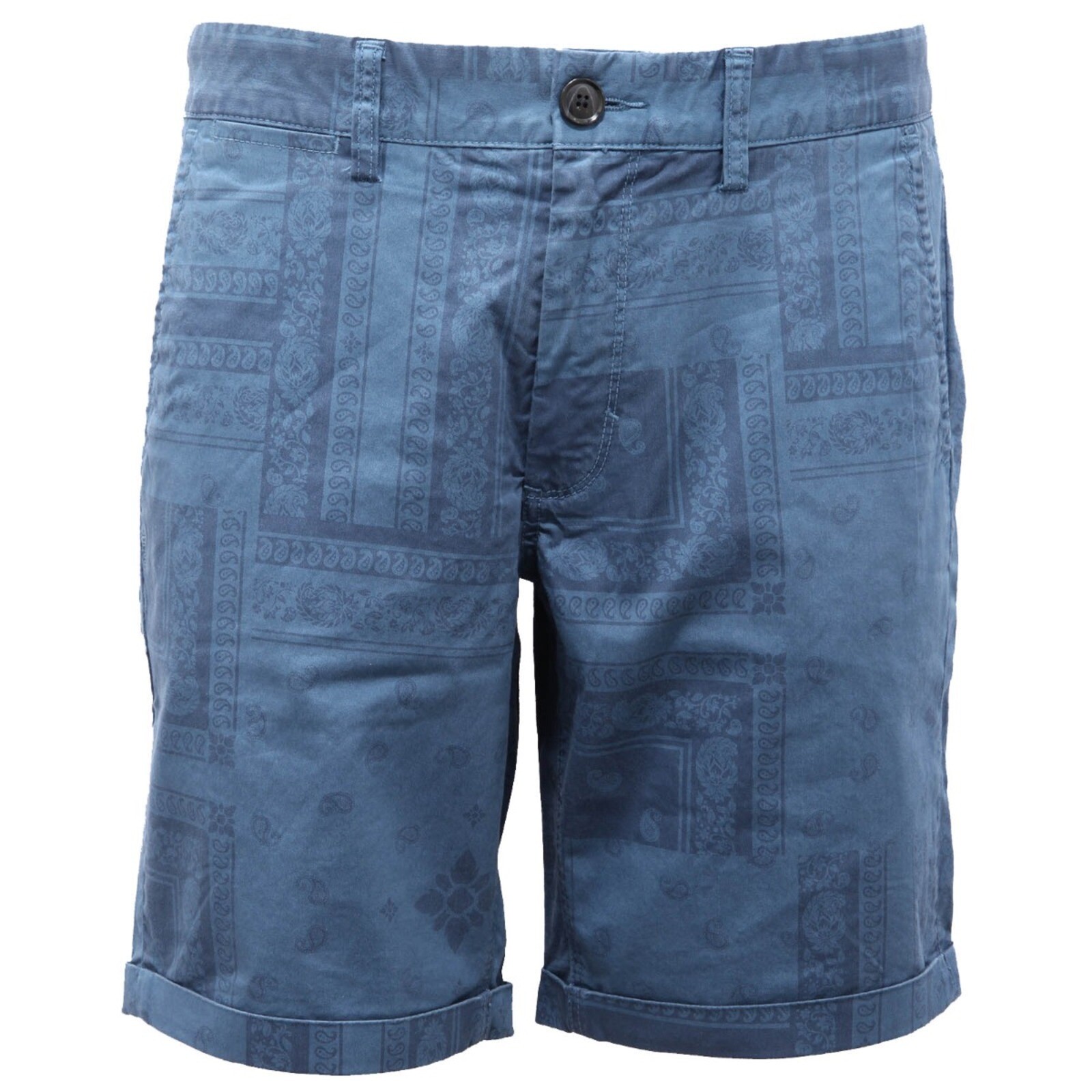 6142AH бермуды uomo SUN68 синие хлопчатобумажные шорты с принтом мужские 13590₽