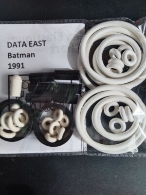 Elastic Pinball Kit - BATMAN - 1991 - DATA EAST - Pinball Rubber Kit
