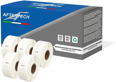 11352 5x ROTOLI ETICHETTE COMPATIBILI DYMO LABELWRITER 400