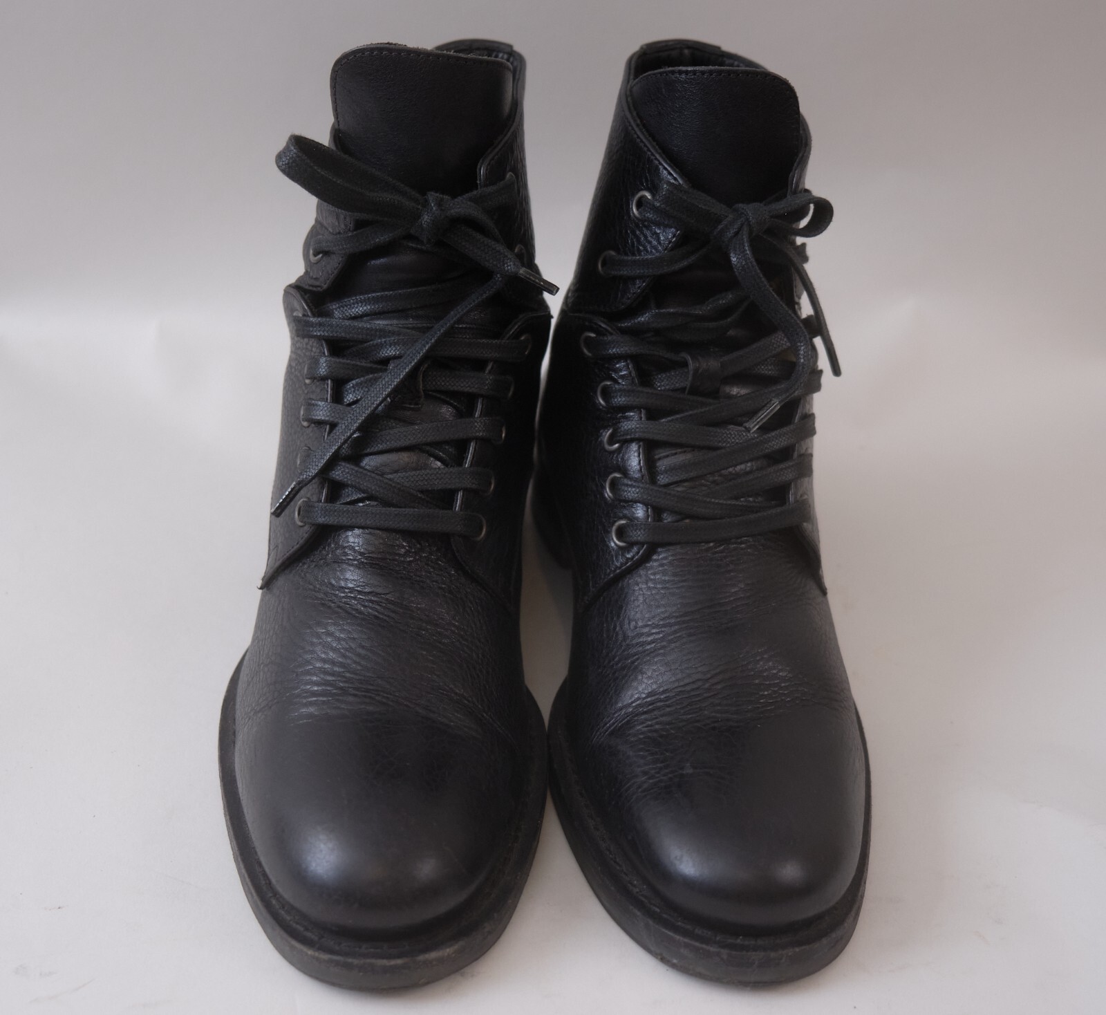 Combat Boots Size 9.5 Black Leather 