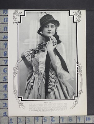 1916 MUSIC OPERA ANNA CASE METRO CO FASHION BEAUTY PHOTO ILL VINTAGE AD DL76