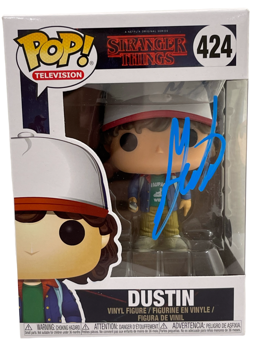 Gaten Matarazzo Signed Dustin Funko Stranger Things Authentic