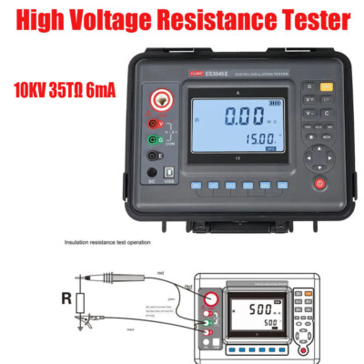 10KV 35TΩ Digital Insulation Resistance Tester Insulation Resistance Tester