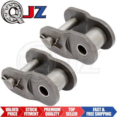 [(Qty.2)] New 160-1R-OL Off Link/Half Link For Single-Strand Roller Chain #160